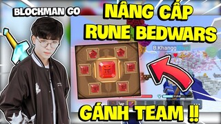 KHANGG NÂNG CẤP RUNE BEDWARS SIÊU CẤP TRỞ THÀNH PRO PVP CÂN TEAM TRONG BLOCKMAN GO