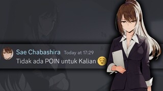 Kalo sensei nya gini sih, Jelas OKE😏 || Sae Chabashira - Classroom Of The Elite