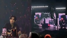 Lee Min Ho bahkan berhenti berinteraksi dengan penggemar dan menatap Han Ji Sung di layar lebar~