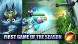FIRST GAME OF SEASON 15 WITH GROCK AND FLAMESHOT | MOBILE LEGENDS