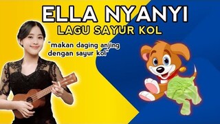 MOMENT LUCU KETIKA ELLA JKT48 NYANYI LAGU SAYUR KOL