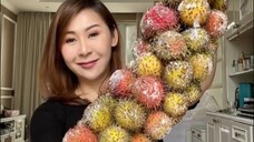 Rambutan dibekuin gimana rasanya yahhh ….. aku coba bekuin dua macam yg masih sama kulit