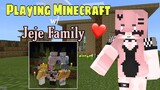 Playing Minecraft with JeJe Family | Nag Build kami ng Bahay