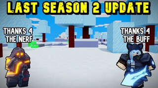 Last Season 2 Update - Roblox Bedwars