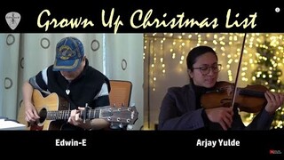 Grown Up Christmas List (Kelly Clarkson) Guitar + Violin Cover