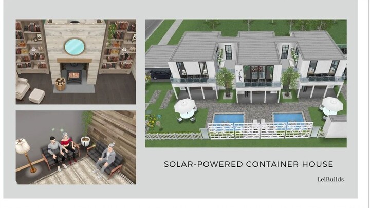 Solar-Powered Container House Tour|The Sims Freeplay