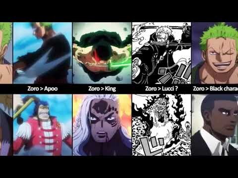 Who did one piece characters lose to?