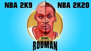 DENNIS RODMAN NBA 2K evolution [NBA 2K9 - NBA 2K20]