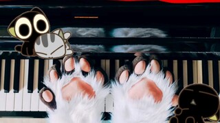 【Piano】Claw and claw play Luo Xiaohei's battles | Rhapsody