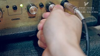 Tôi kết nối cây đàn guitar im lặng của mình với Marshall.