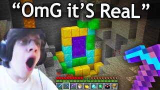 Reacting to The FUNNIEST FAKE Minecraft Speedruns...