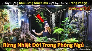 Xây Dựng Khu Rừng Nhiệt Đới Với Hệ Sinh Thái Tuyệt Vời Trong Phòng P3 || Review Giải Trí Đời Sống