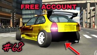 🎉free account #68🔥2021 car parking multiplayer👉new update giveaway