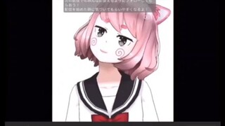 vtuber sudden face reveal