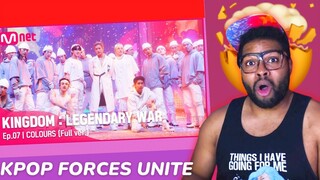 ATEEZ, BTOB, and SKZ Join Forces?! 🤯 | Mayfly (Rap Unit) - Colours | KINGDOM Round 3 | REACTION