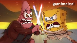 SpongeBob has the high ground (animation)