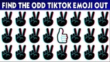 Tiktok Emoji Challenge Emoji Game #87 | Tik tok Emoji Odd One Out |  Odd One Out Brain Games