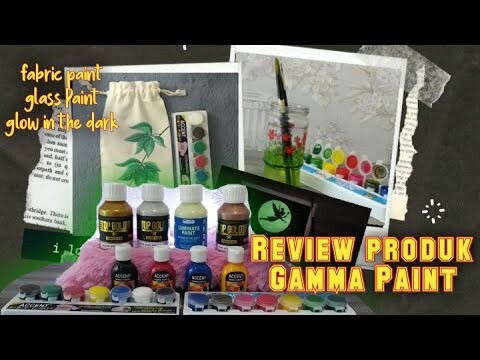 Review tiga produk GAMMA PAINT untuk beberapa media gambar.