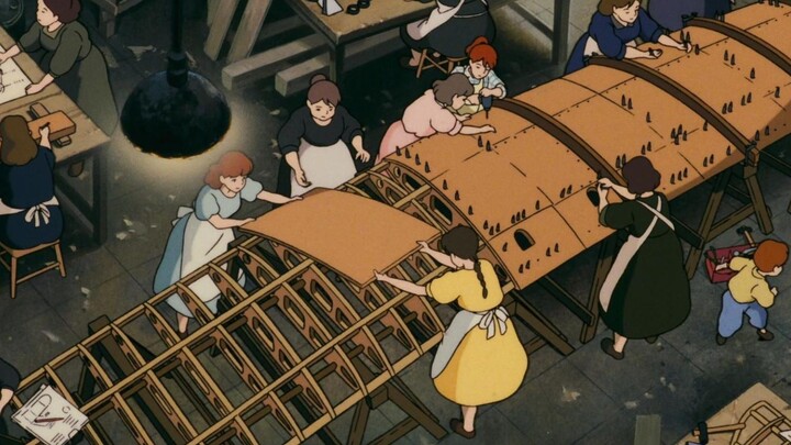 Ghibli đã mô tả lao động và công việc như thế nào?