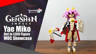 My LEGO Yae Miko Figure MOC Showcase | Somchai Ud