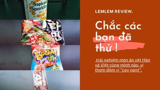 Review đồ ăn - món ăn vặt hàn quốc - Phần 6 - LemLem