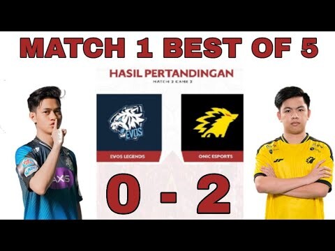 MPL ID S8 Playoffs EVOS LEGENDS vs ONIC ESPORTS MATCH 2