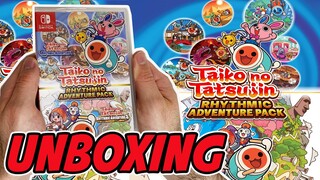 Taiko no Tatsujin Rhythmic Adventure Pack (Nintendo Switch) Unboxing