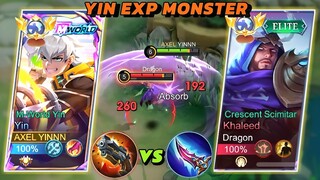 YIN SIDELANE MONSTER BUILD 😱 | YIN VS KHALEED | BEST ONE HIT BUILD & EMBLEM 2024 | MOBILE LEGENDS