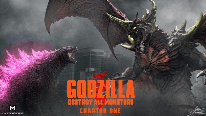 Godzilla 3 Destroy All Monsters Chaptor One Trailer Fan Made 2026 Theme DesMattrex