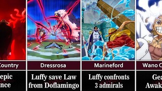 Most Epic Moments of Luffy in One Piece