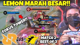 Lemon Marah besar!!  Meta 2 Hyper Keluar di Match Ini asli ga ngerti lg gw!! Match 2 ONIC VS RRQ