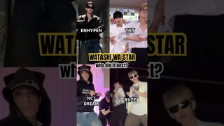 WATASHI WA STAR Kpop Idols Dance Mamushi #enhypen #txt #nctdream #riize #kpop #watashiwastar