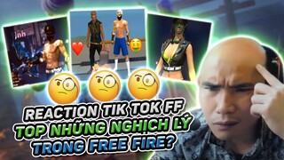 TOP NHỮNG NGHỊCH LÝ TRONG FREEFIRE ĐÂY SAO ? | REACTION TIKTOK FREEFIRE