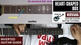 HEART-SHAPED BOX guitar cover + tutorial [NIRVANA] with lead guitar