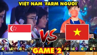 [Bán kết SEA Games 31 LMHT] Highlight Việt Nam vs Singapore game 2: GAM "farm người" vượt thời gian