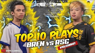 Top 10 Plays From BREN ESPORTS  vs RSG PH | MPL-PH Season 8