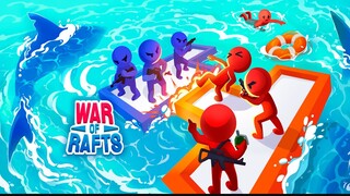 Đại Chiến Bè Mảng Người Que Kết Hợp Để Tạo Ra Tàu Chiến Siêu Bá Đạo - War OF Rafts Top Game Thành EJ