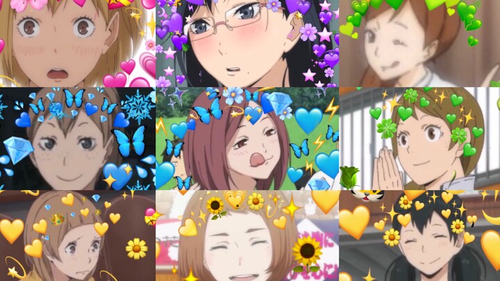 [Haikyuu!/Manager MAD] Which of these 9 beautiful managers do you like better?