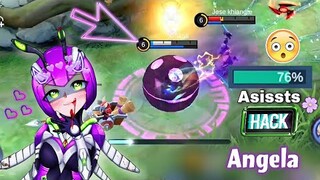 ANGELA HIGH ASSISTS HACK🔥Road to Mythic EP 6🌸Venom Vespid💚