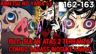 Terbantainya Iblis Bulan Atas 2 Douma!! Combo Inosuke dan Kanao Menewaskan Douma!! (KNY 162 – 163)