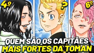 OS 11 CAPITÃES MAIS FORTES DA TOMAN (TOKYO MANJI) DE TOKYO REVENGERS │ DO MAIS FRACO AO MAIS FORTE