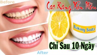 Remove Tarnish Teeth | Tẩy Ố Xỉn Mầu Răng | Làm Trắng Da | Làm Đẹp Từ Thiên Nhiên #15