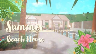 Roblox | Bloxburg | Summer Beach House Speedbuild | Tapioca