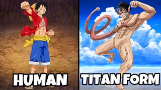 Mga Myembro ng Strawhat Pirates bilang isang Titan