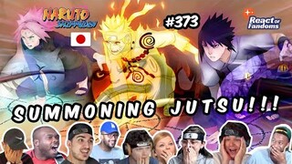 Team 7 ASSEMBLE!!! 🔥🇯🇵 Shippuden 373 Reaction Mashup   [ナルト 疾風伝] [海外の反応]