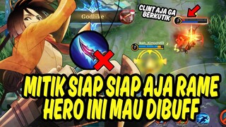 YAKIN RAME DI MITIK, DI ADV SERVER UDAH DIBUFF DAMAGENYA 4000 SEKALI HIT - Mobile Legends