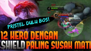 12 HERO Dengan SHIELD TERBAIK Paling NGESELIN & SUSAH MATI | Mobile Legends