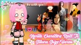 𑁍Naruto Characters React To Sakura🌸Ships/Harem𑁍 read desc-