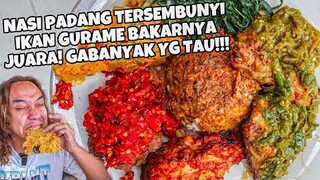 TERSEMBUNYI!! NASI PADANG PERTAMA YG JUAL IKAN BAKAR CABE MERCON