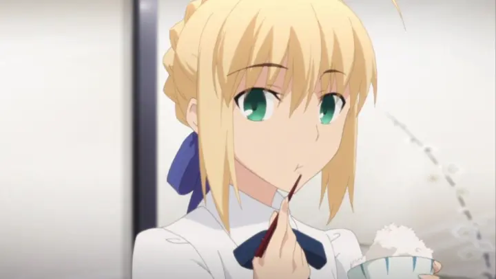 [Saber/Super cute] The Holy Grail is not necessary, but the Emiya family must eat today's meal